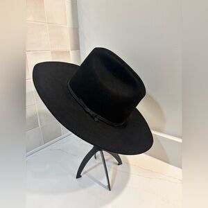 Resistol George Strait 4X Beaver Black Felt Cowboy Hat 6 7/8 Western USA
